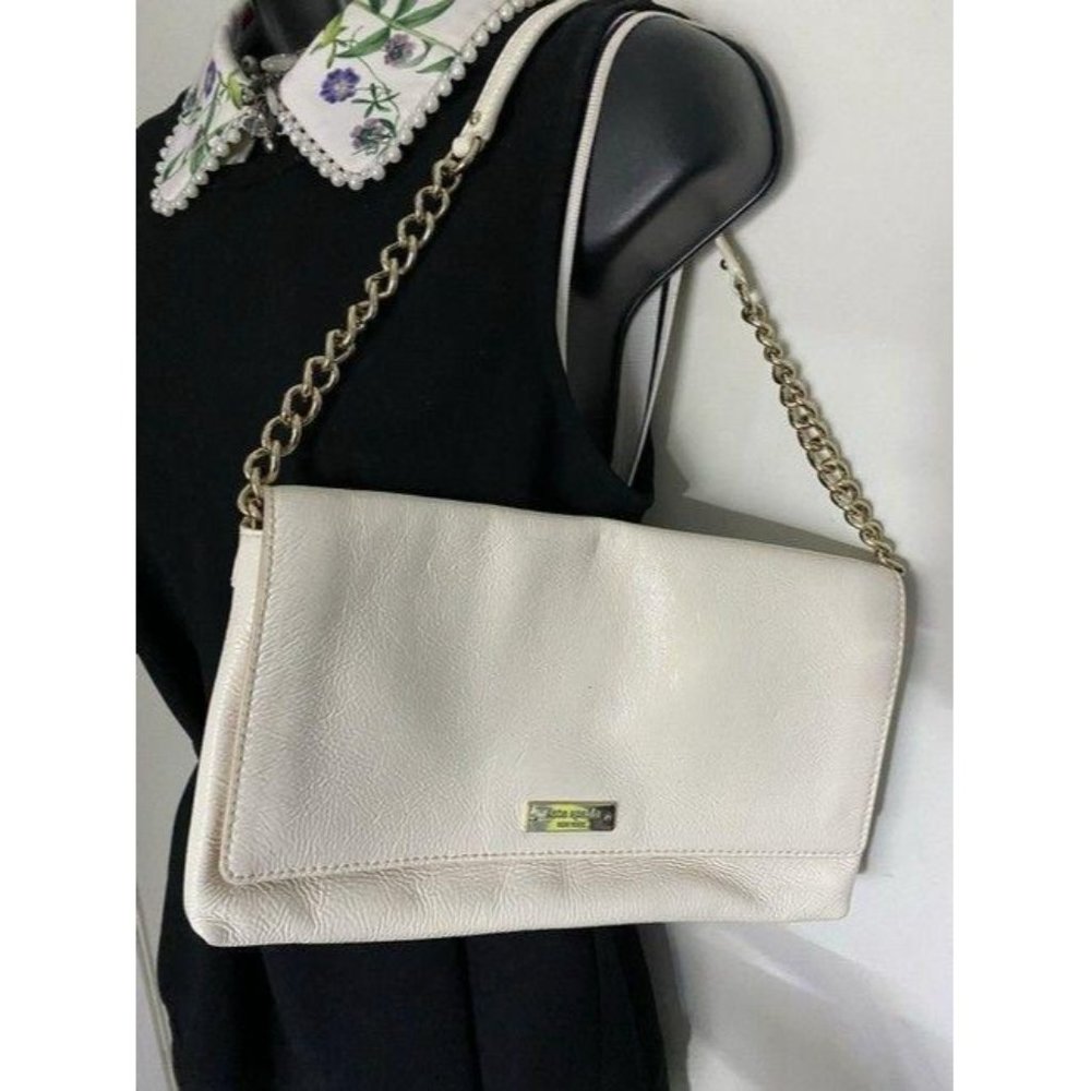 kate spade cream patent leather shoulder bag - Picture 5 of 8